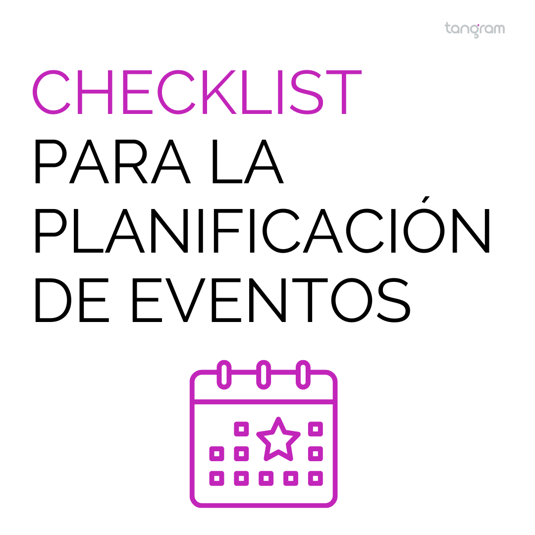 Checklist para la planificación de eventos